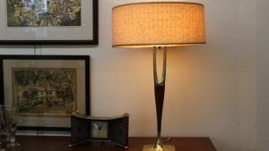 wishbone table lamp by laurel