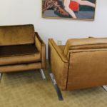 mid century modern club chairs