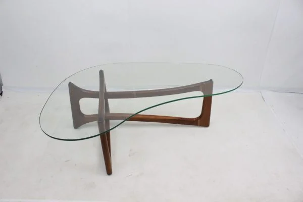 Adrian Pearsall Glass coffee table | - Image 12