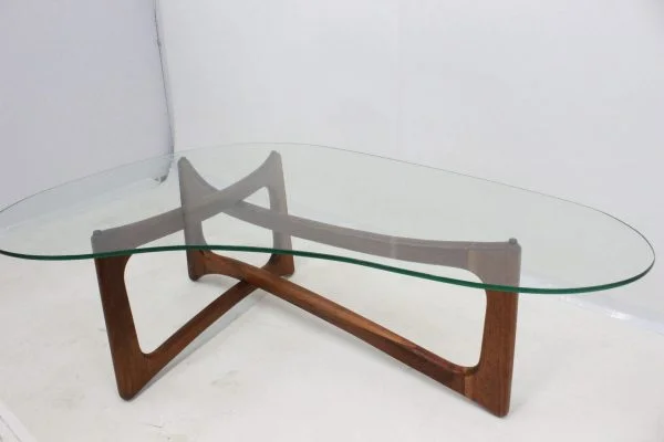 Adrian Pearsall Glass coffee table | - Image 9