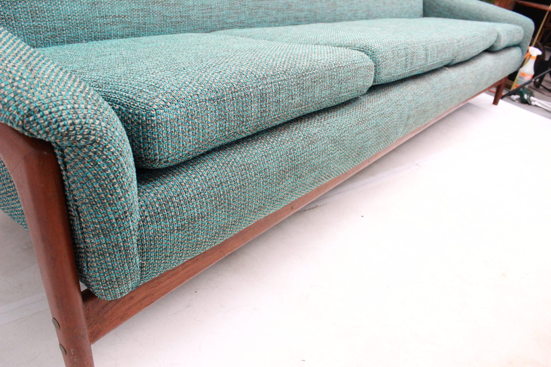 mid century danish modern couch